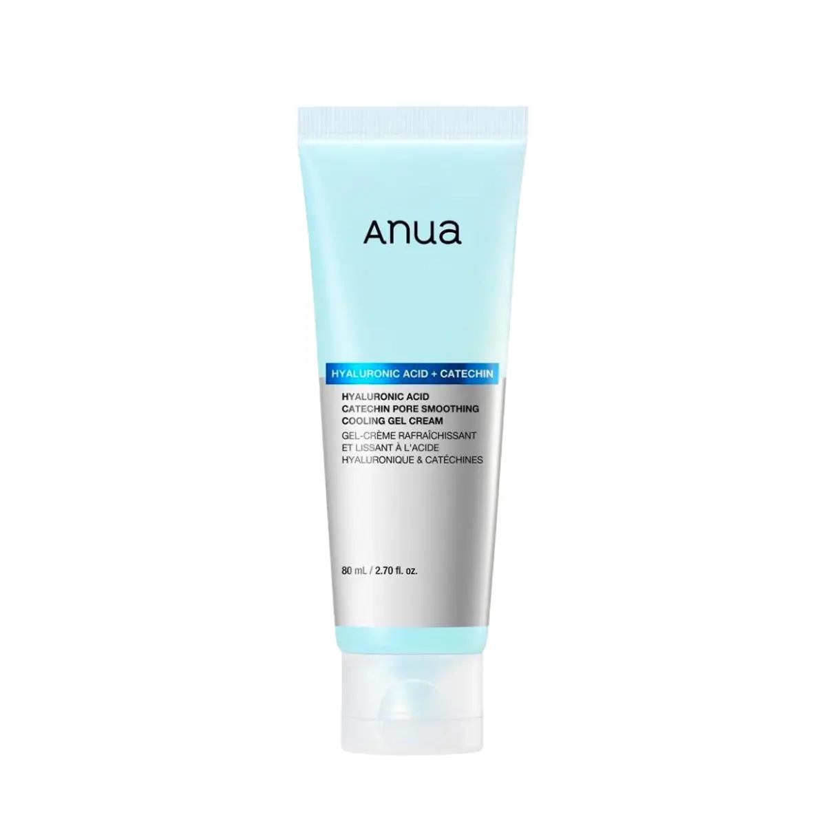 ژل کرم آبرسان کول هیدراتینگ آنوا | Anua Cool Hydration Hyaluronic Acid Catechin Pore Smoothing Cooling Gel Cream